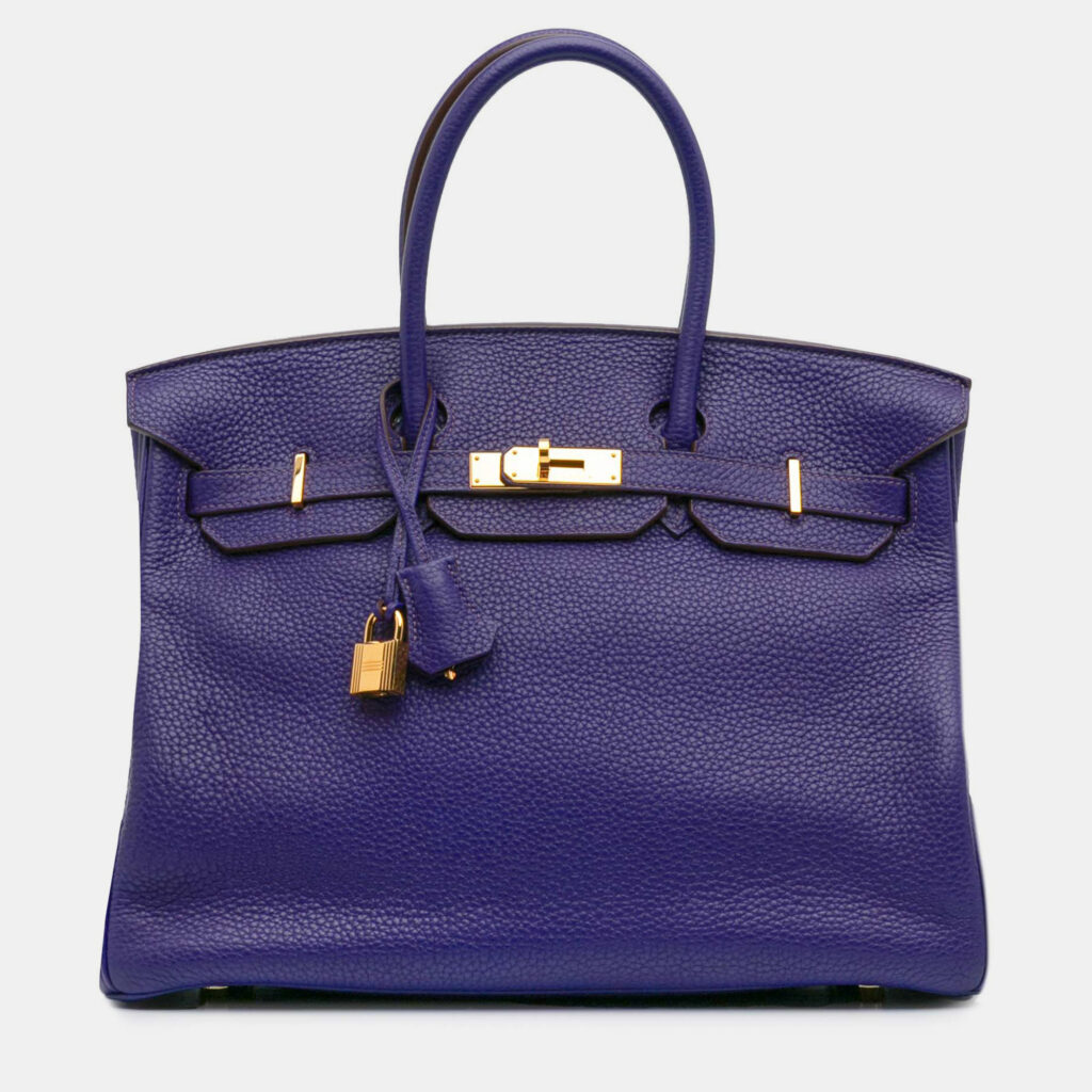 Hermes Birkin 35 Purple Togo Leather Shoulder Bag Hermes Birkin 35 Purple Togo Leather Shoulder Bag