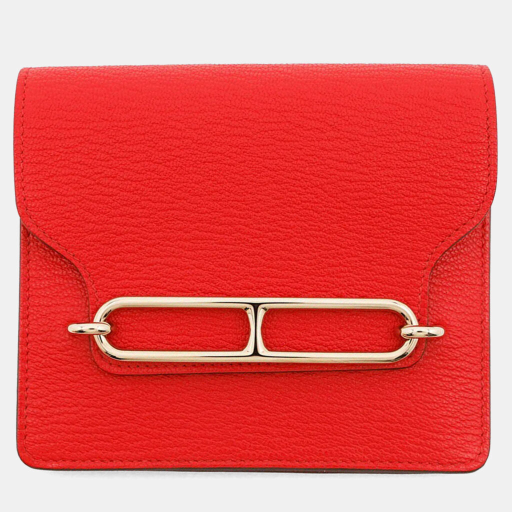 Hermes Roulis Rose Texas Chevre Mysore Goatskin Wallet Hermes Roulis Rose Texas Chevre Mysore Goatskin Wallet