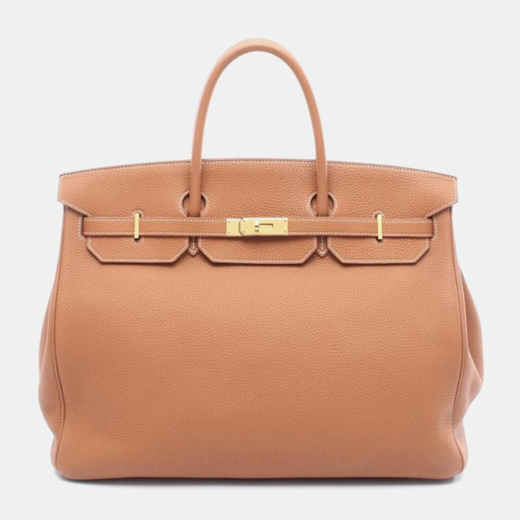 Hermes Birkin 40 Gold Togo Handbag Hermes Birkin 40 Gold Togo Handbag
