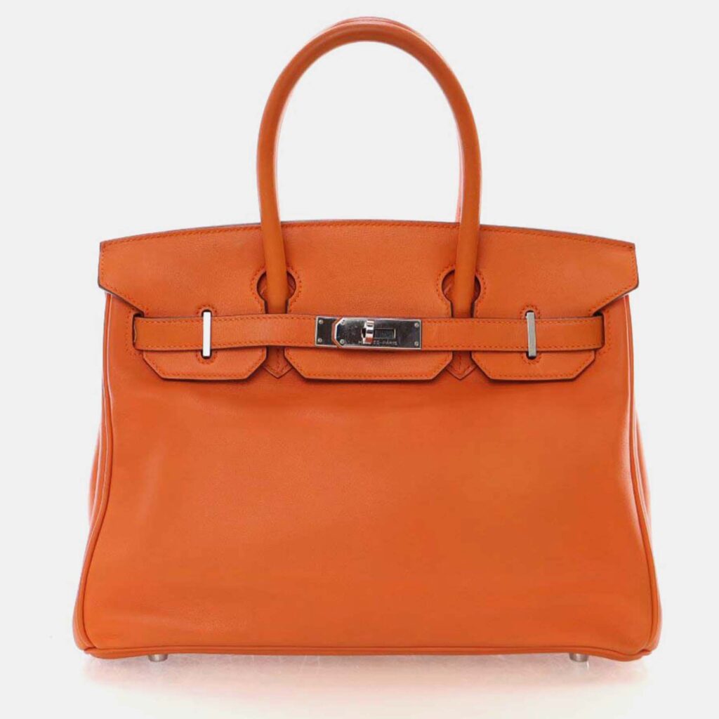 Hermes Birkin 30 Orange Swift Bag Hermes Birkin 30 Orange Swift Bag