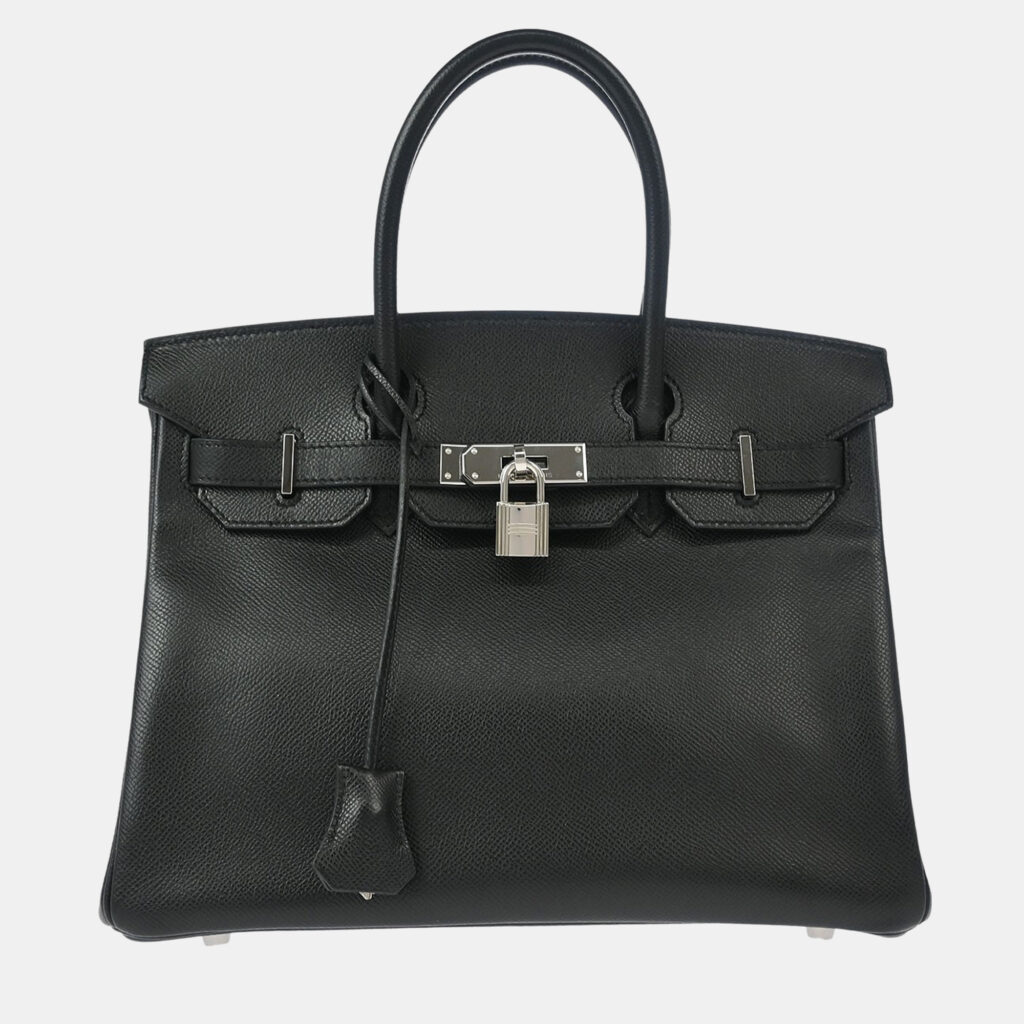 Hermes Birkin 30 Black Epsom Leather Tote Bag Hermes Birkin 30 Black Epsom Leather Tote Bag