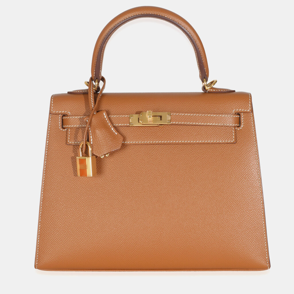 Hermes Gold Epsom Sellier Kelly 25 GHW Hermes Gold Epsom Sellier Kelly 25 GHW