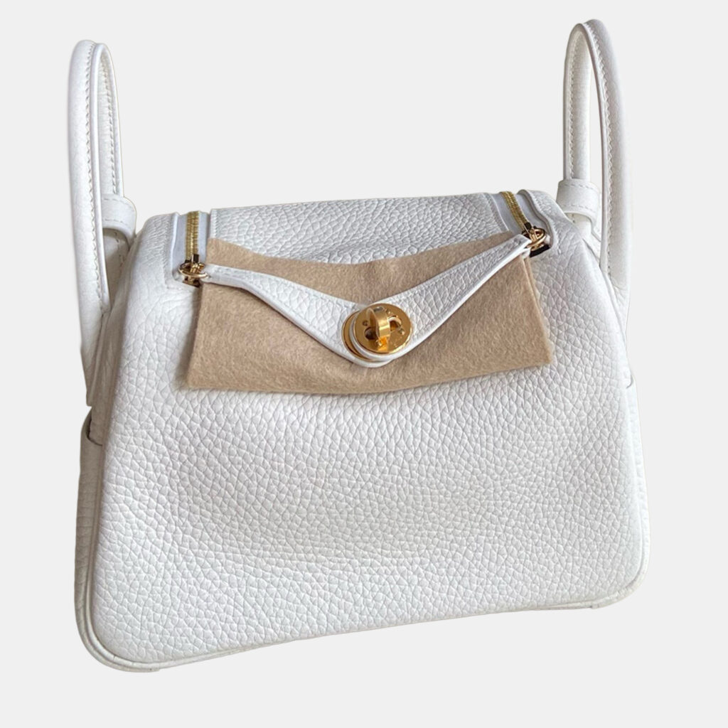 luxury-women-hermes-used-handbags-p1209731-001.jpg Hermes Lindy 26 White Leather Shoulder Bag