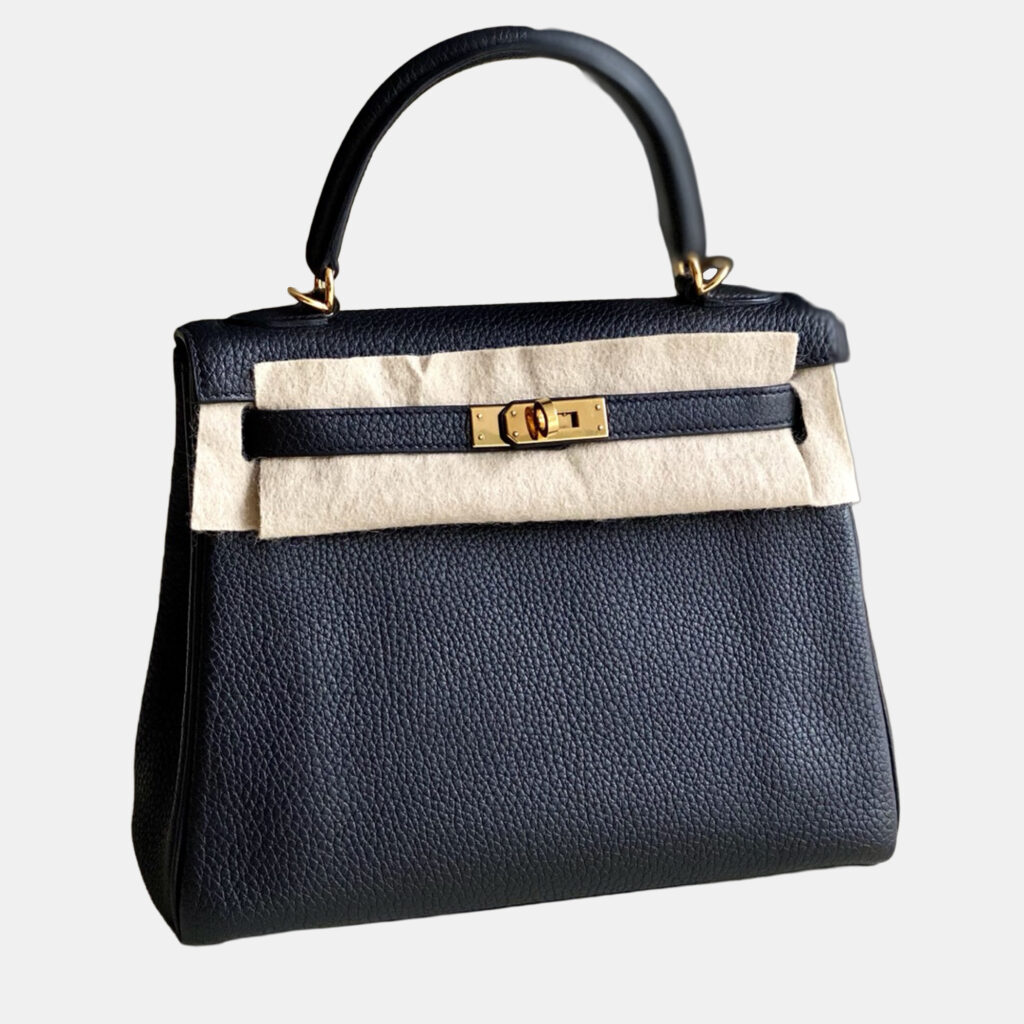 luxury-women-hermes-used-handbags-p1209743-003-1.jpg Hermes Kelly 25 Black Leather Shoulder Bag