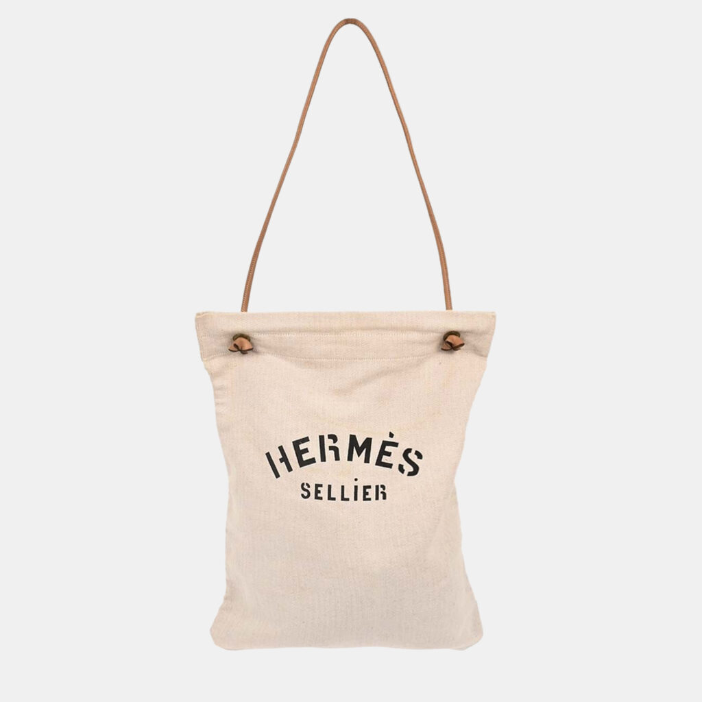 Hermes Beige Gold Toile Chevrons Aline GM Shoulder Bag Hermes Beige Gold Toile Chevrons Aline GM Shoulder Bag
