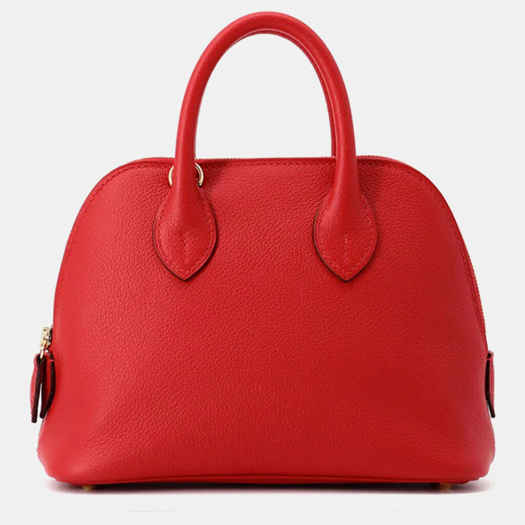 Hermes Bolide 1923 Mini Rouge Ladue Evercolor Handbag Hermes Bolide 1923 Mini Rouge Ladue Evercolor Handbag