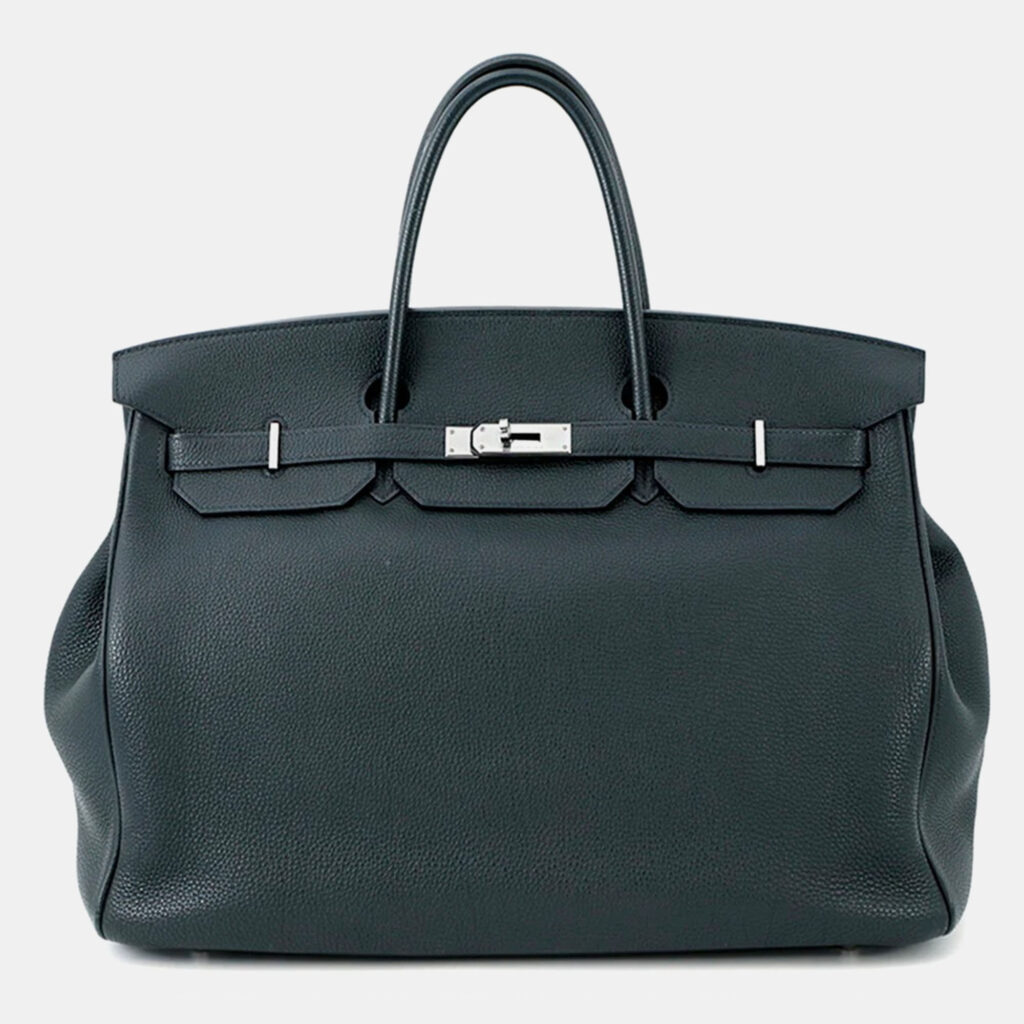 Hermes Birkin Verso Vert Rousseau/Colbert Togo Leather Size 40