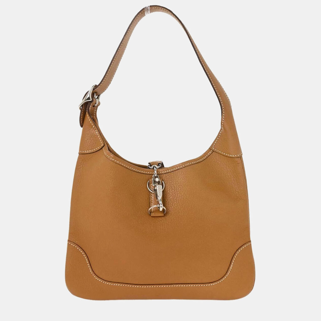 luxury-women-hermes-used-handbags-p1218653-006-1.jpeg Hermes Natural Sable Chevre Myzore Trim 24 Handbag