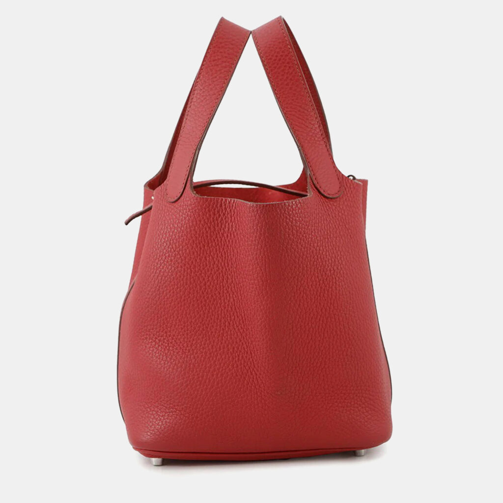 Hermes Picotin Lock Ruby Taurillon Clemence PM Hermes Picotin Lock Ruby Taurillon Clemence PM