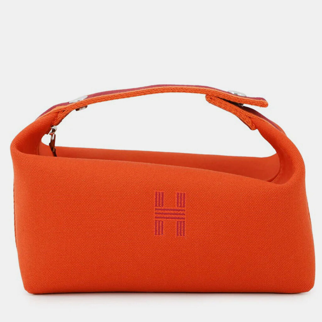 Hermes Bride-a-Brac Feu/Bordeaux Canvas PM