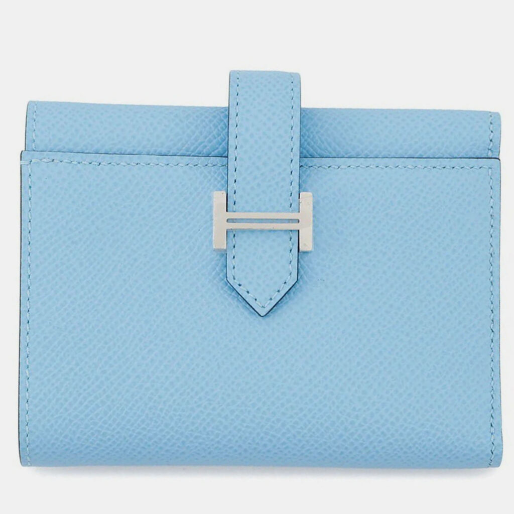 Hermes Bearn Combination Verso Celeste/Vert Jade Epsom Hermes Bearn Combination Verso Celeste/Vert Jade Epsom