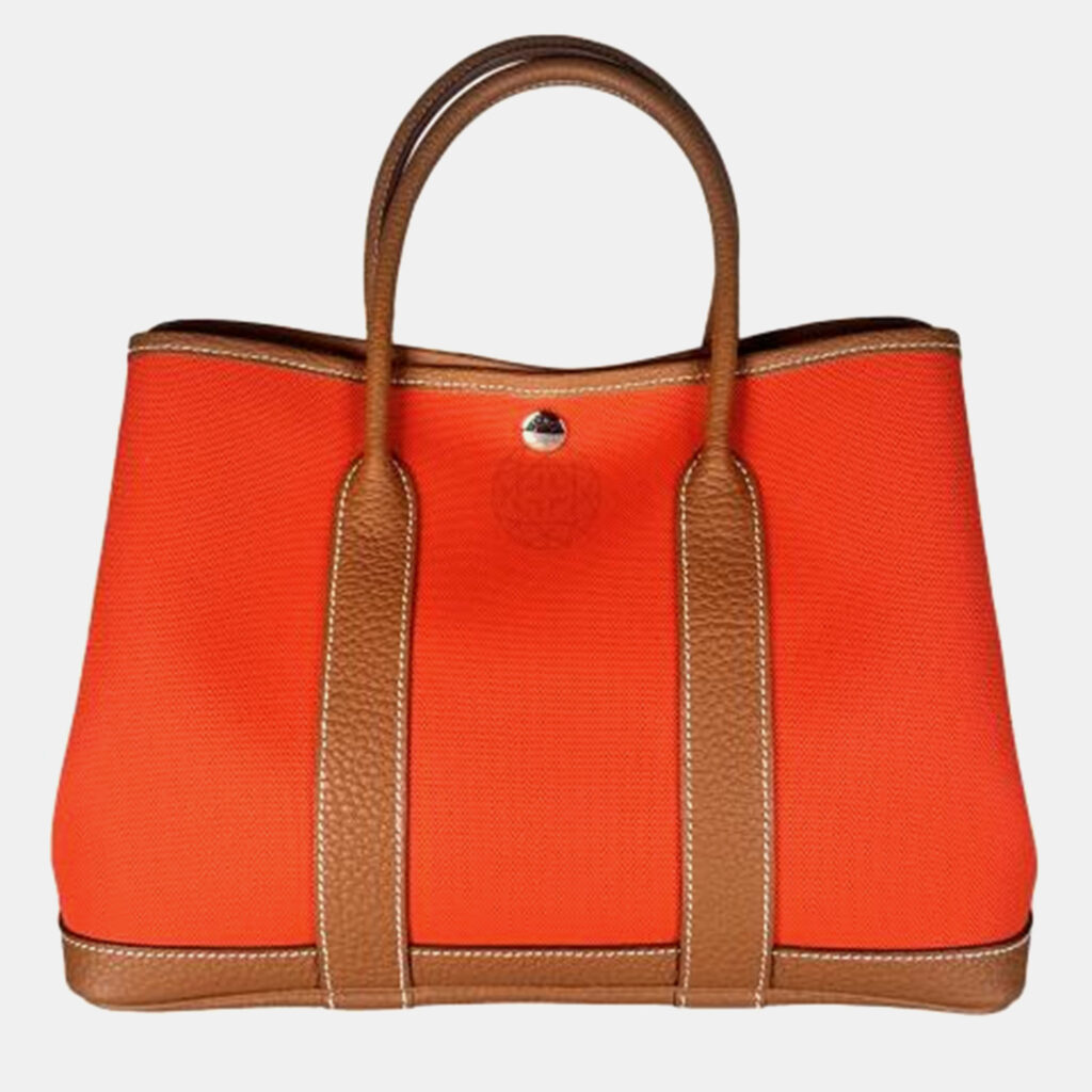 Hermes Garden Party 30 Orange/Red Bag
