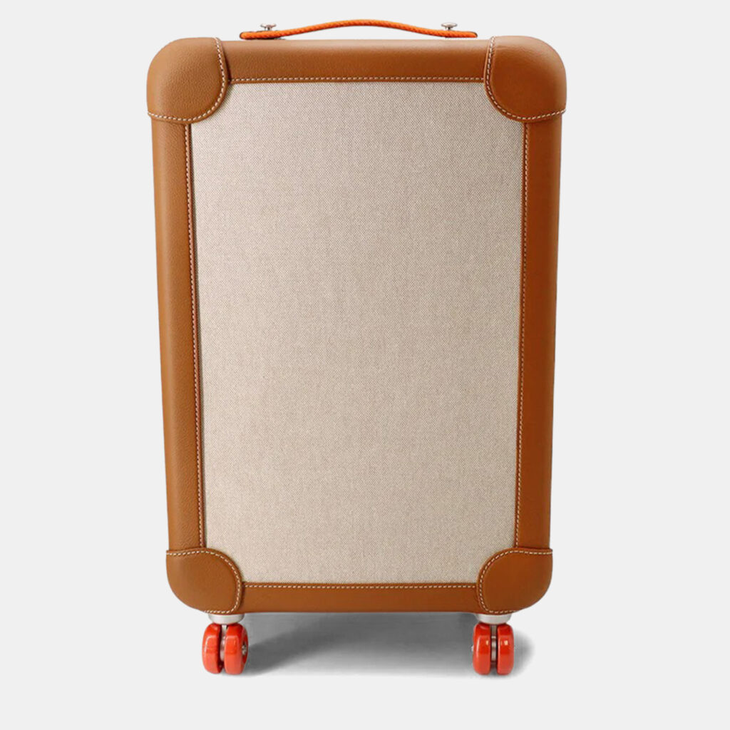 Hermes Rms Rolling Mobility Suitcase Gold Toile H Taurillon Clemence Bag Hermes Rms Rolling Mobility Suitcase Gold Toile H Taurillon Clemence Bag