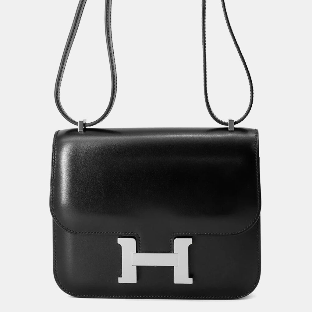 luxury-women-hermes-used-handbags-p1223518-018-1.jpg Hermes Constance3 Size Mini Miroir Black Box Calf Leather Bag