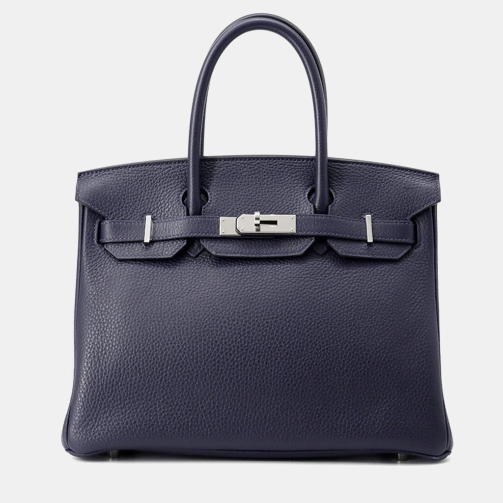 Hermes Birkin Verso Blue Nuit/Rose Purple Taurillon Clemence 30 Hermes Birkin Verso Blue Nuit/Rose Purple Taurillon Clemence 30