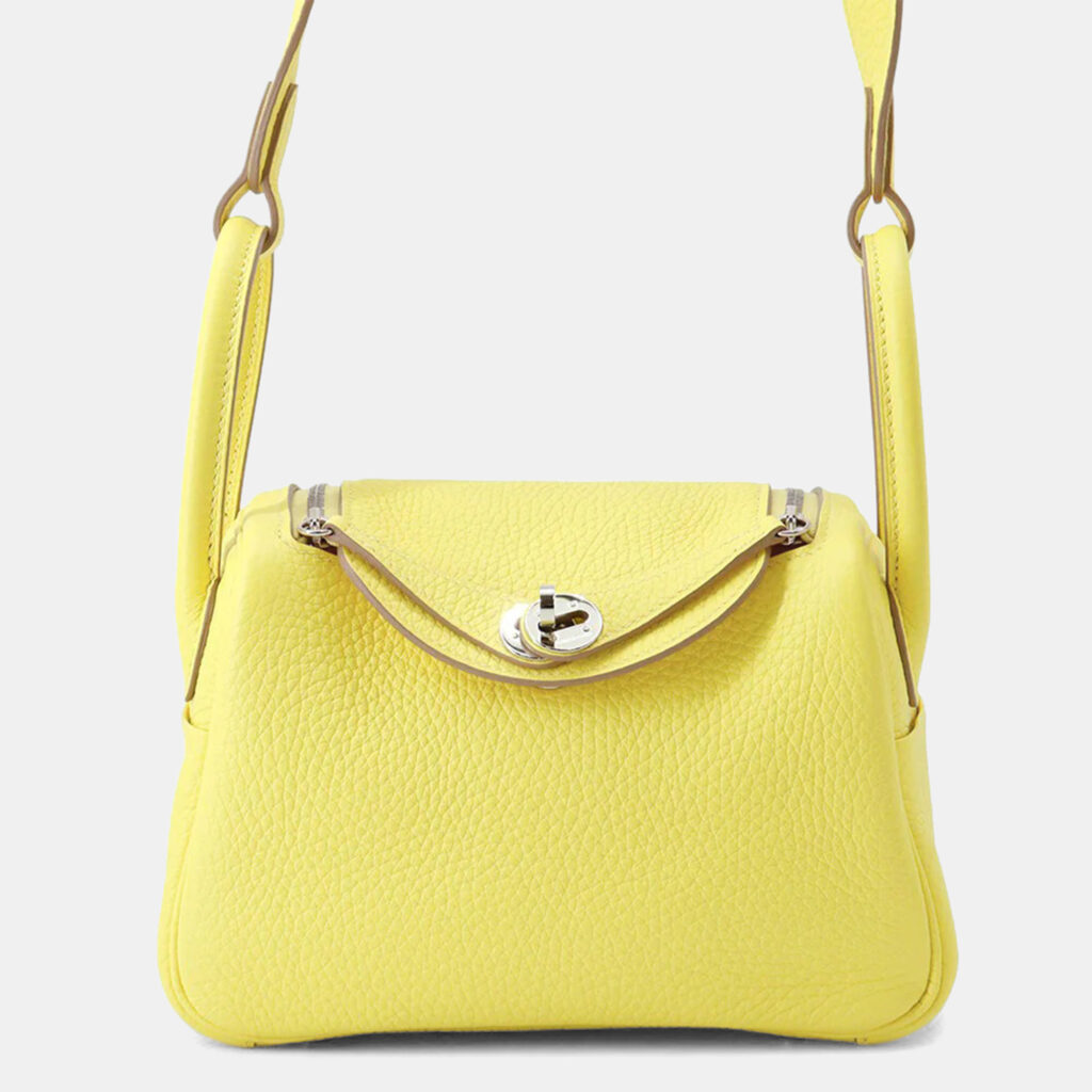 Hermes Lindy Lime Taurillon Clemence Size Mini Hermes Lindy Lime Taurillon Clemence Size Mini
