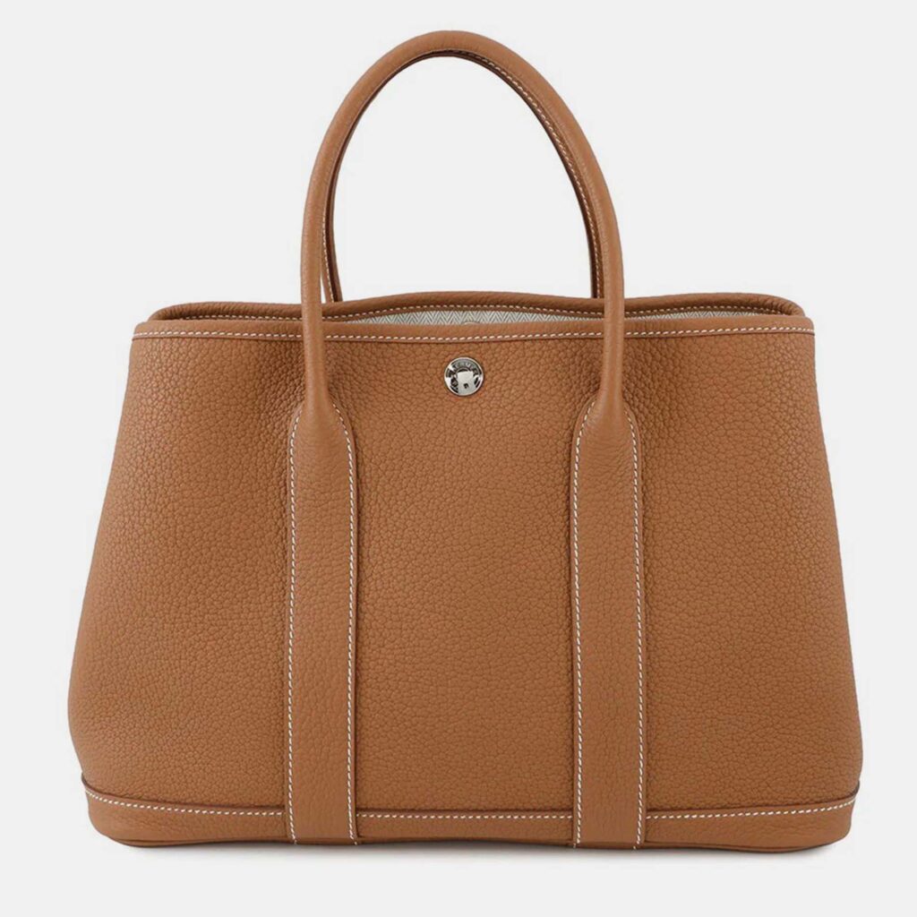 Hermes Garden Party Gold Negonda Leather Size TPM Hermes Garden Party Gold Negonda Leather Size TPM