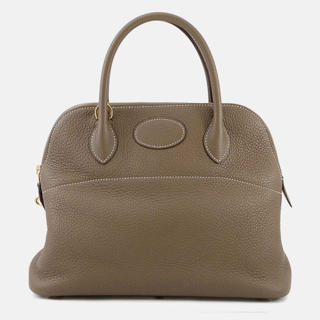 Hermes Bolide Etoupe Taurillon Clemence Size 31