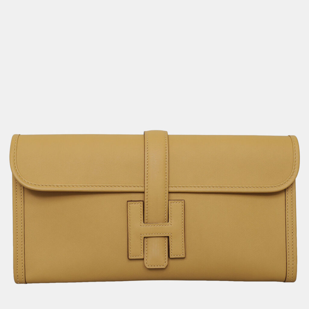 Hermes Swift Leather Jige Clutch Hermes Swift Leather Jige Clutch