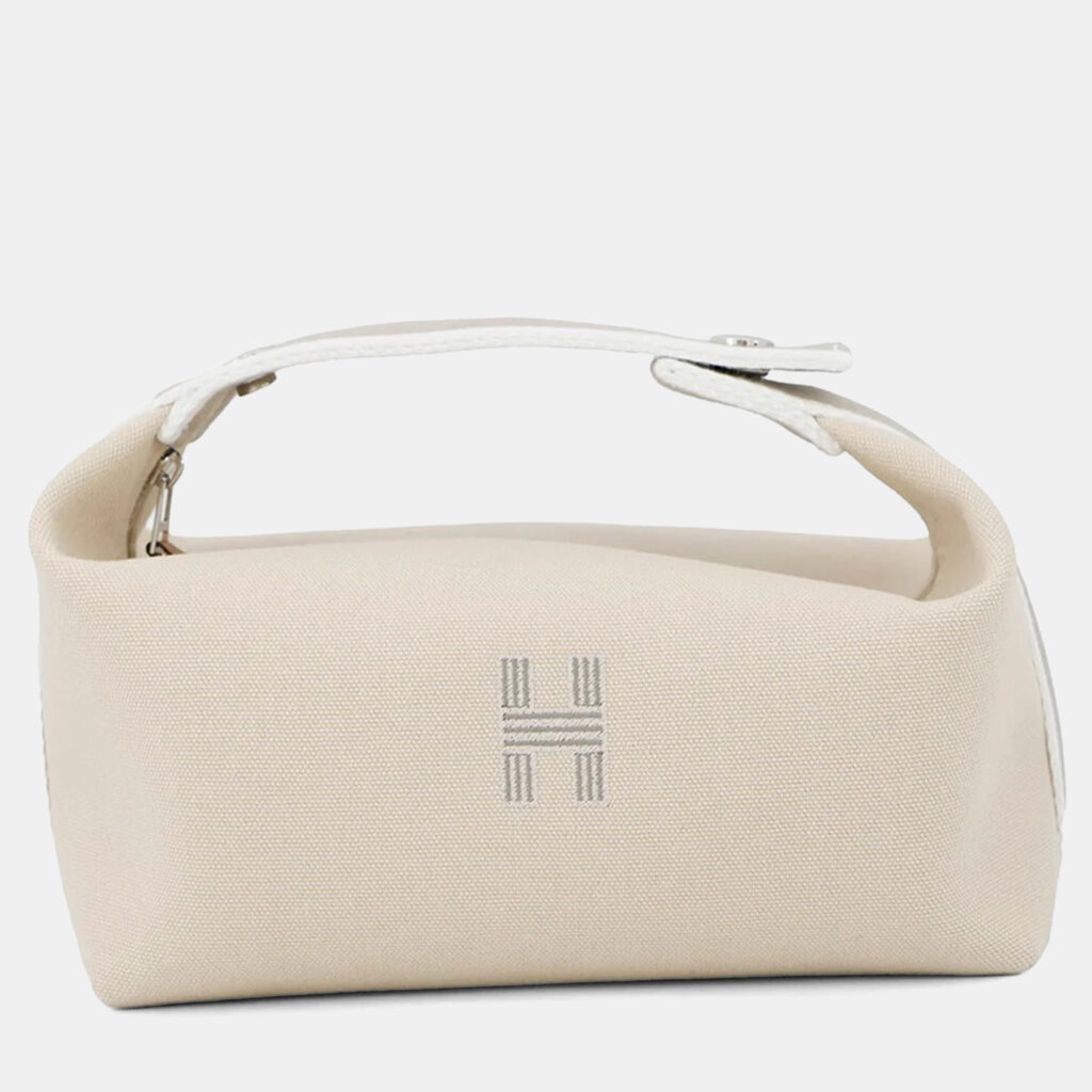 Hermes Bride-A-Brac Beige Canvas PM
