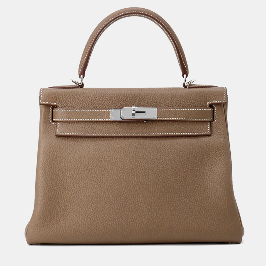 Hermes Kelly Retourne Etoupe Togo Leather Size 28