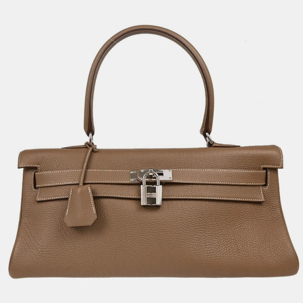 Hermes Etoupe Gray Togo Shoulder Kelly Handbag Hermes Etoupe Gray Togo Shoulder Kelly Handbag