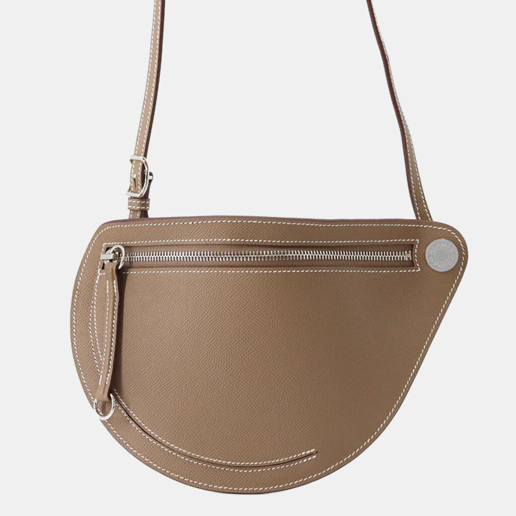 Hermes Petite Course Etoupe Epsom Bag Hermes Petite Course Etoupe Epsom Bag