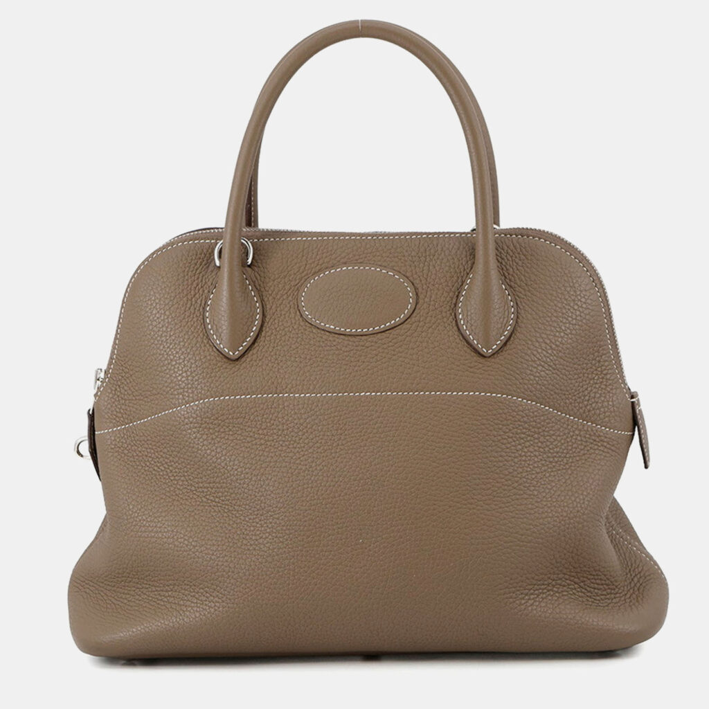 Hermes Bolide Etoupe Taurillon Clemence Size 31 Hermes Bolide Etoupe Taurillon Clemence Size 31