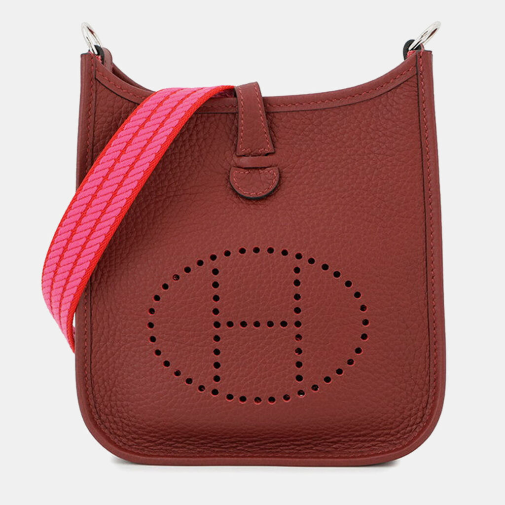 Hermes Evelyne Long Rouge H Taurillon Clemence Size TPM Hermes Evelyne Long Rouge H Taurillon Clemence Size TPM