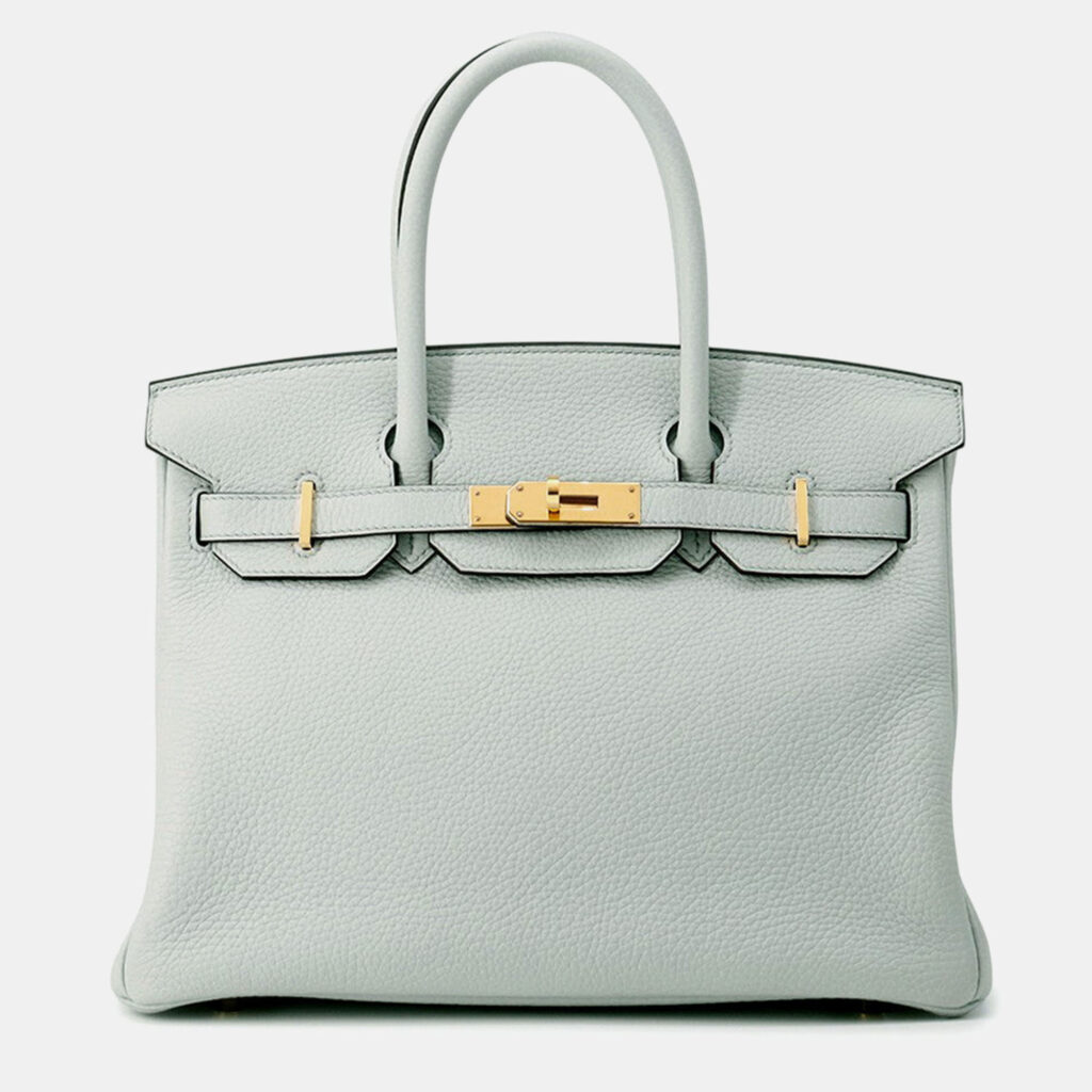 Hermes Birkin Blue Pale Togo Leather Size 30 Hermes Birkin Blue Pale Togo Leather Size 30