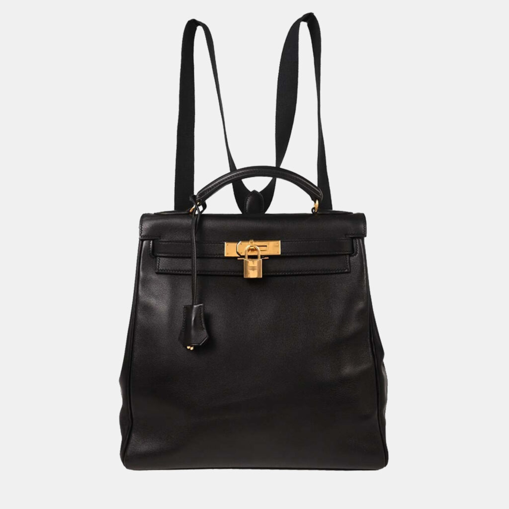 Hermes Black Gulliver Kelly A Dos GM Backpack Hermes Black Gulliver Kelly A Dos GM Backpack
