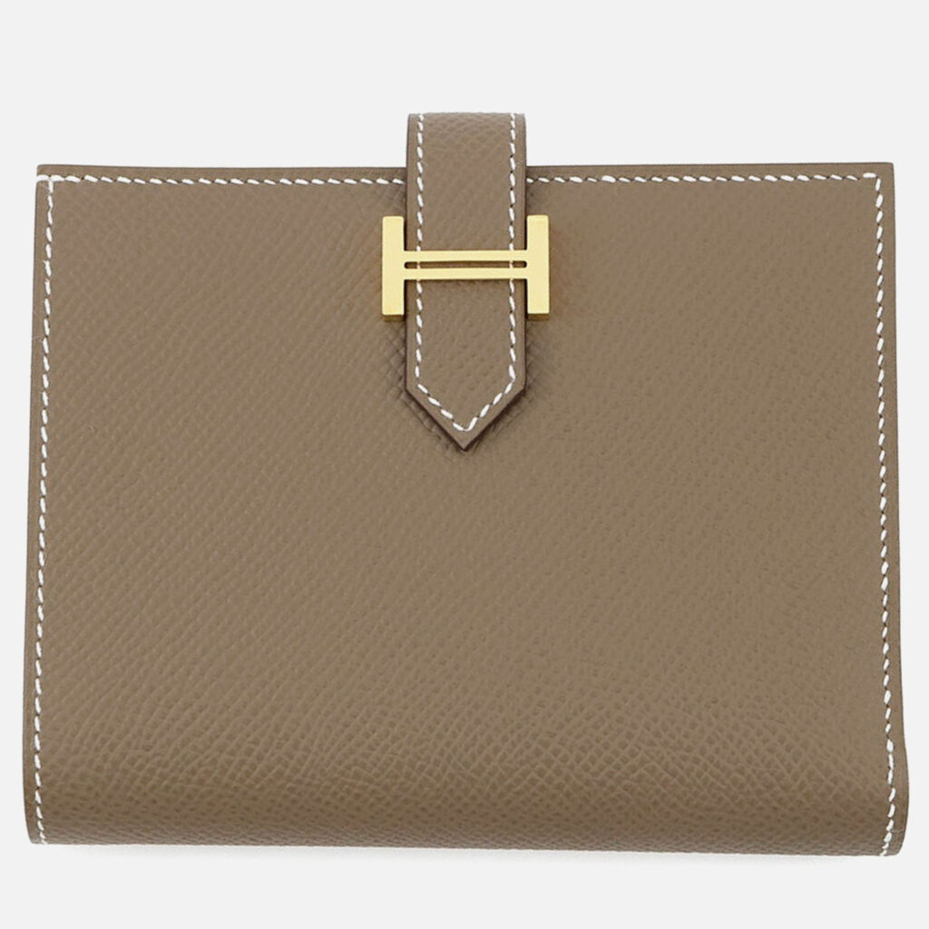 Hermes Bean Compact Etoupe Epsom Hermes Bean Compact Etoupe Epsom