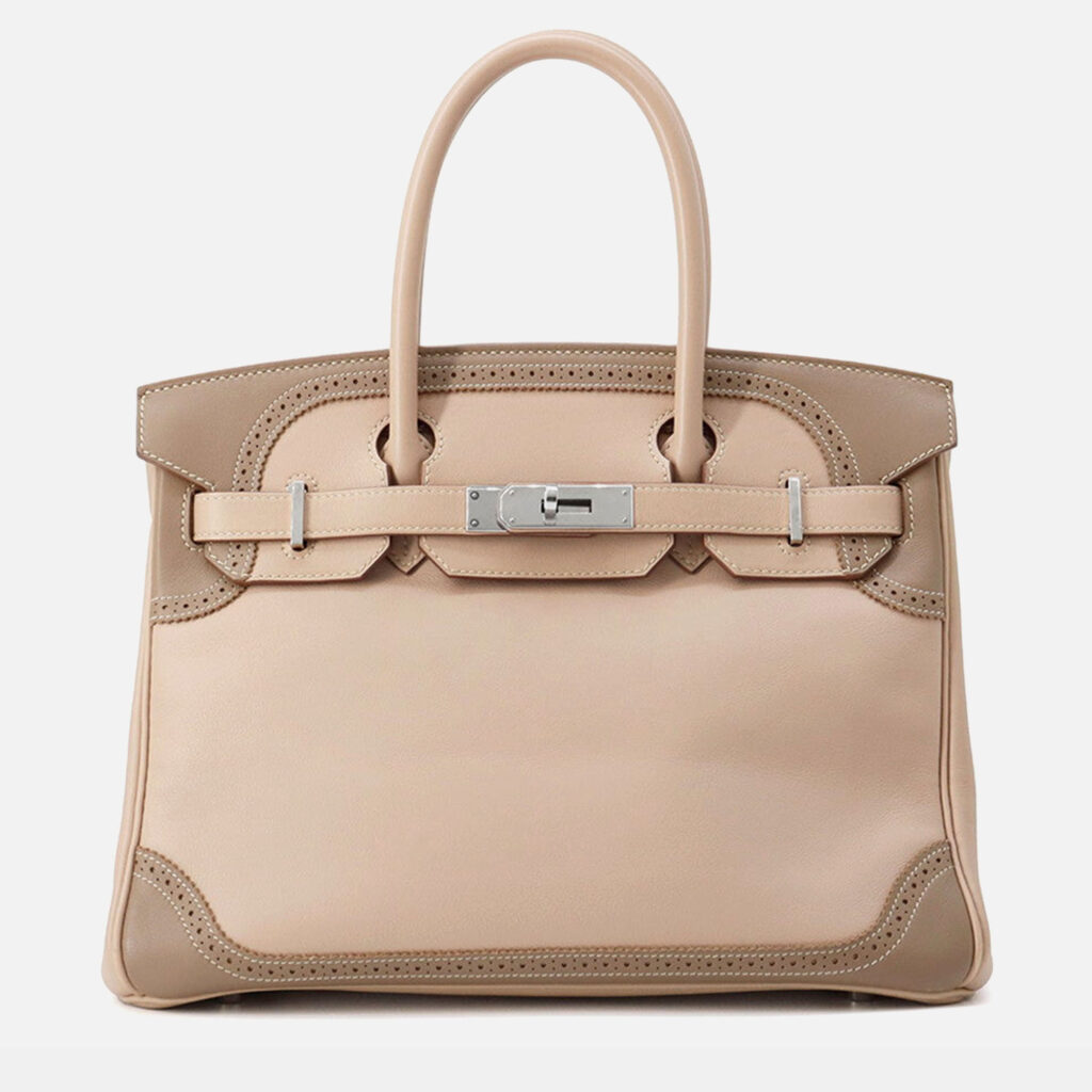 luxury-women-hermes-used-handbags-p1241445-016-1.jpg Hermes Birkin Ghillies Argile/Etoupe Swift Leather Size 30