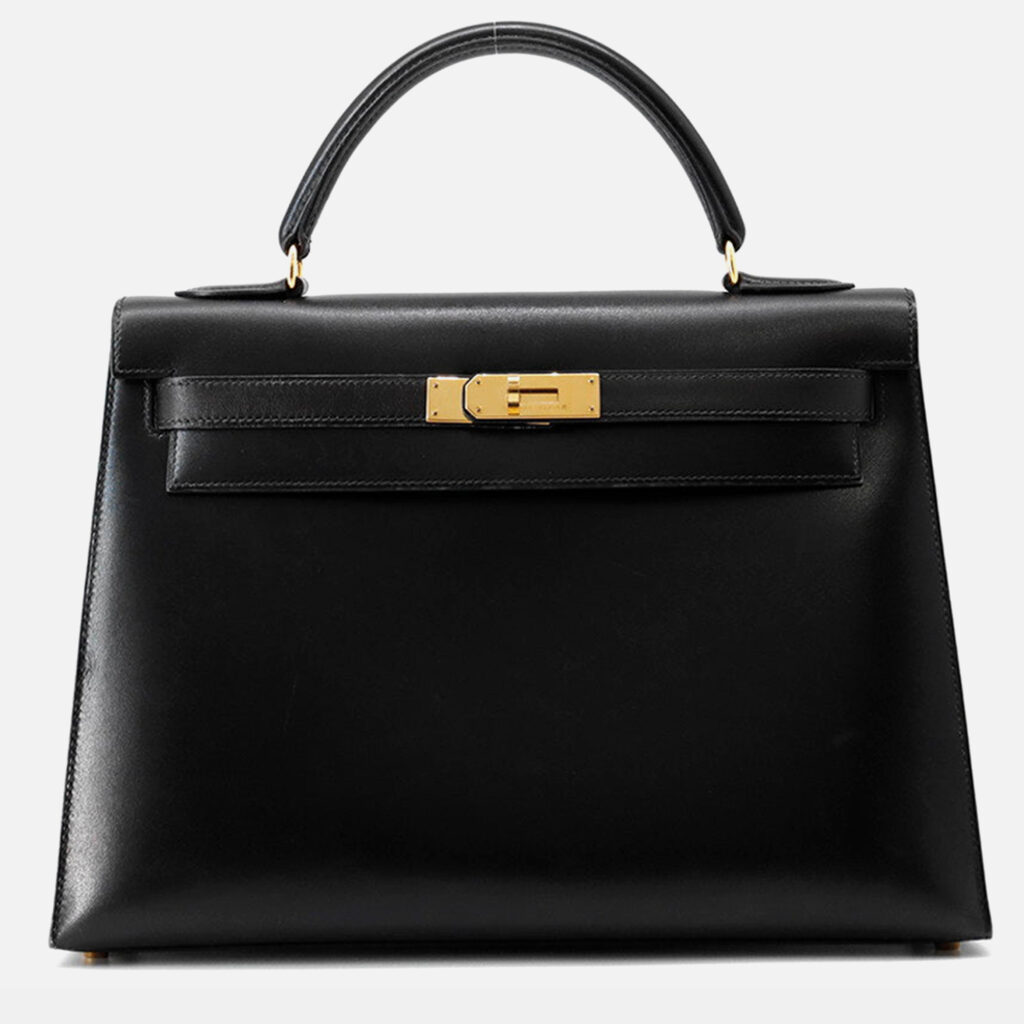 Hermes Kelly Black Box Calf Leather Size 32 Hermes Kelly Black Box Calf Leather Size 32