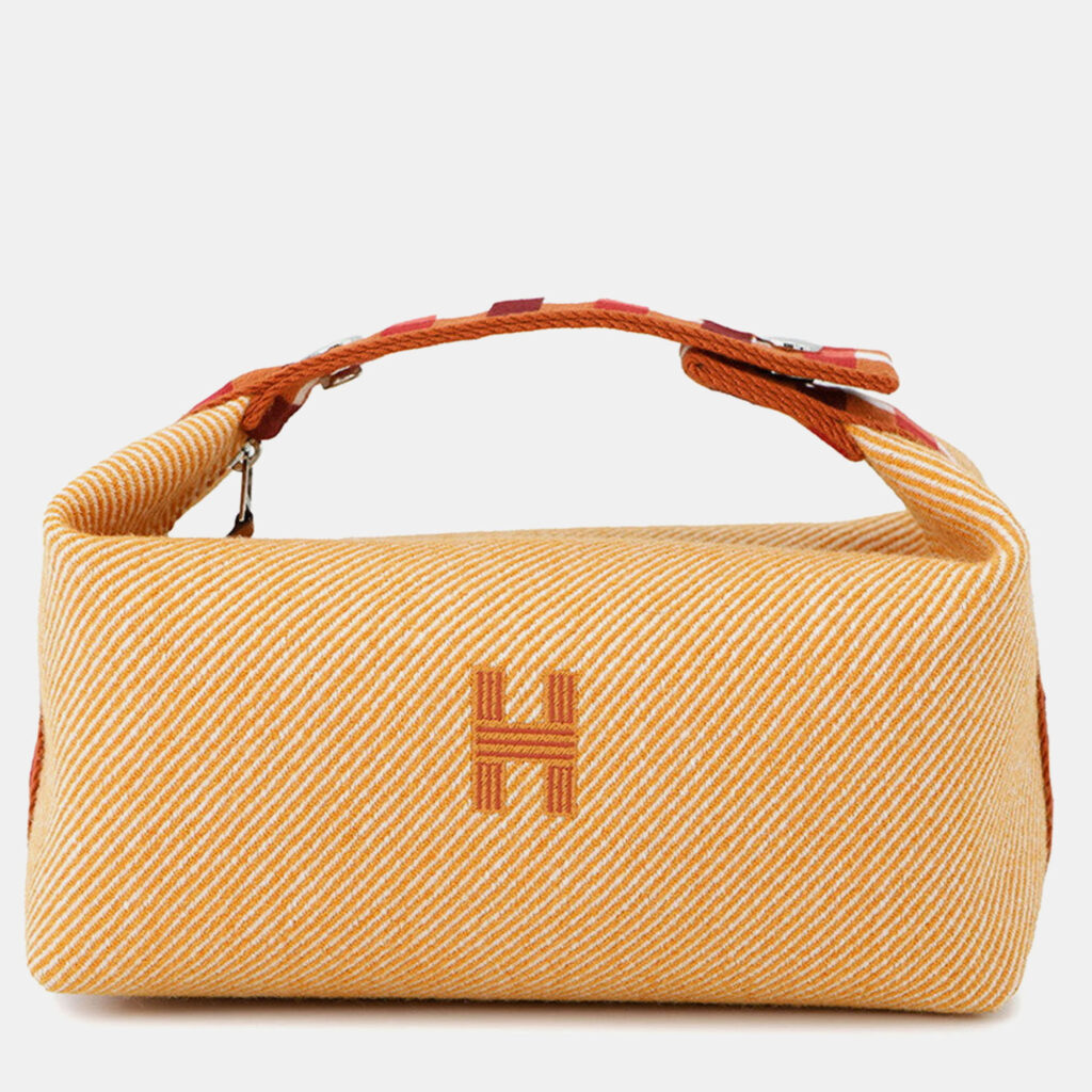 Hermes Bride-A-Brac Size PM Fauve Canvas Bag