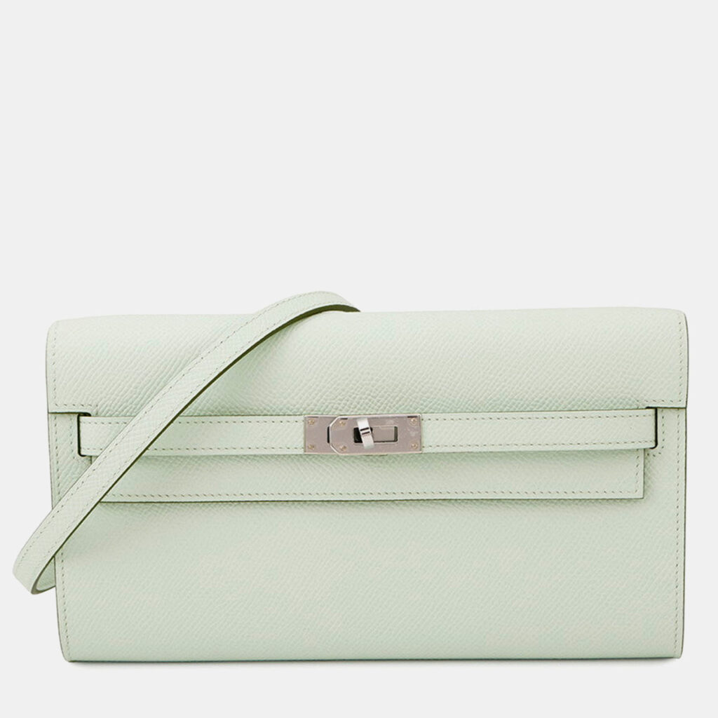 Hermes Kelly Long To Go Vert Peppermint Epsom Wallet Hermes Kelly Long To Go Vert Peppermint Epsom Wallet