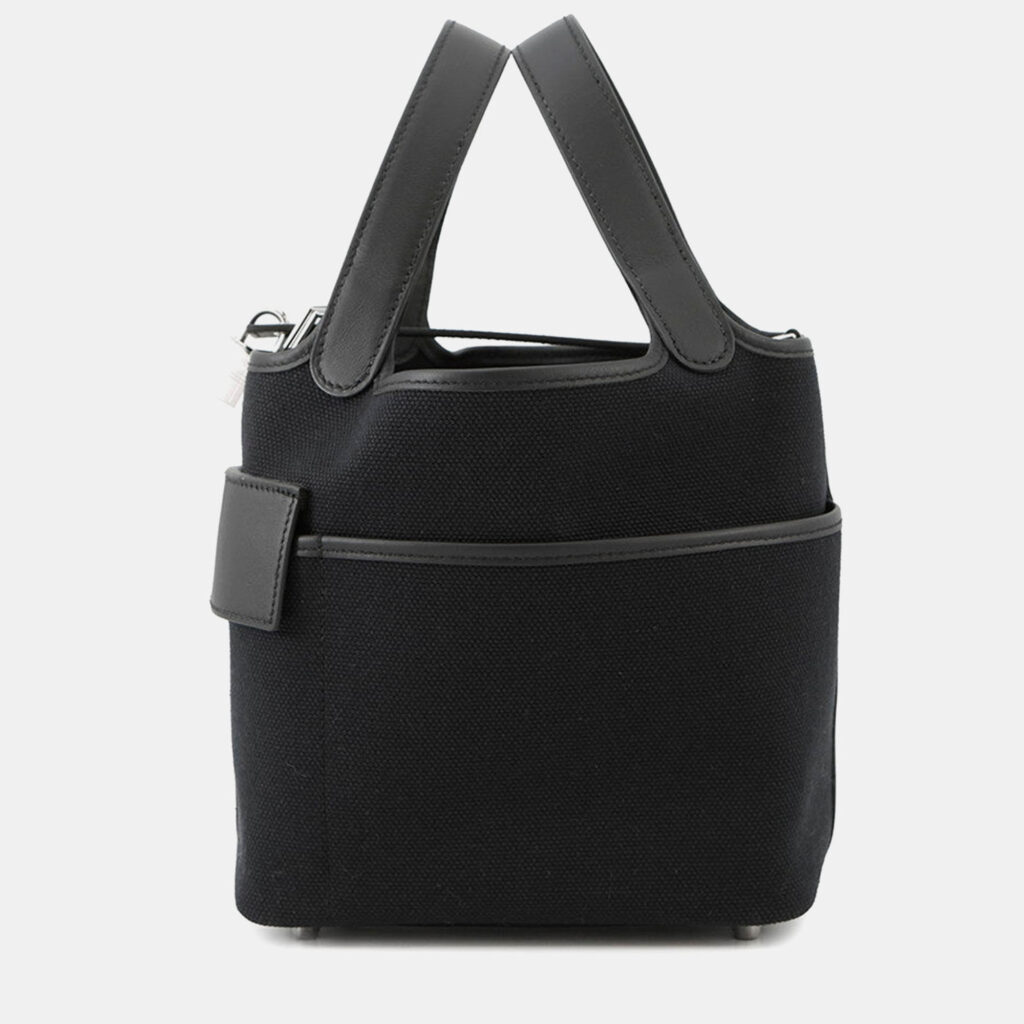 Hermes Picotin Lock Cargo 18 Black Towar Goeran Swift Leather Bag Hermes Picotin Lock Cargo 18 Black Towar Goeran Swift Leather Bag