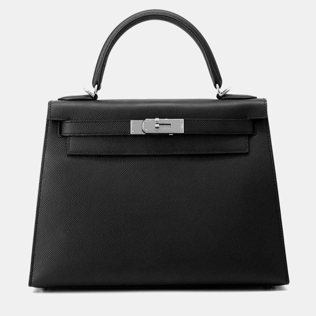 Hermes Kelly Sellier Black Epsom Size 28 Hermes Kelly Sellier Black Epsom Size 28