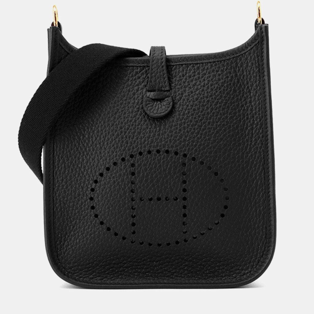 Hermes Evelyne Amazon Long Black Taurillon Clemence TPM Hermes Evelyne Amazon Long Black Taurillon Clemence TPM