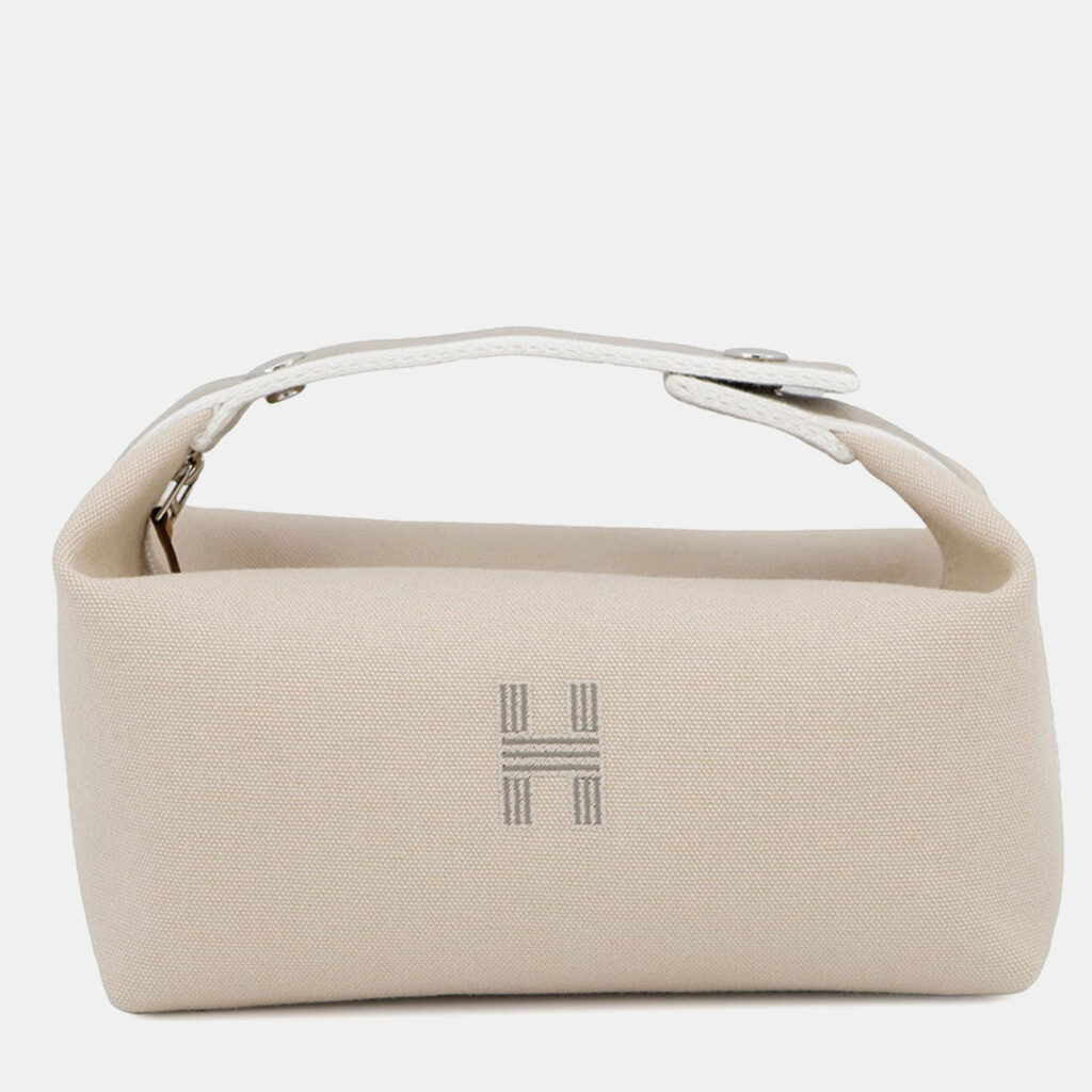 Hermes Bride-A-Brac Beige Canvas PM Hermes Bride-A-Brac Beige Canvas PM