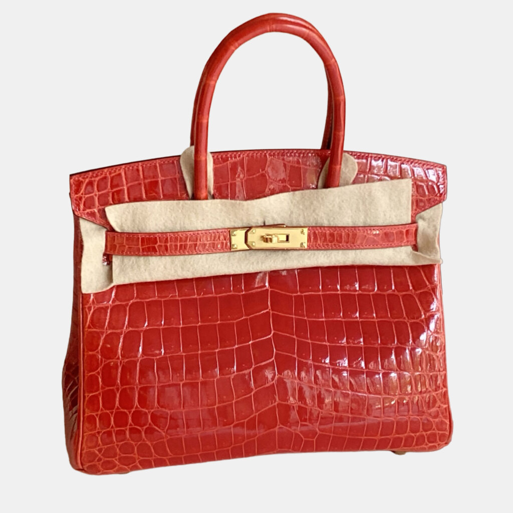 luxury-women-hermes-used-handbags-p1249054-004-1.jpg Hermes Birkin 30 Crocodile Gold Hardware
