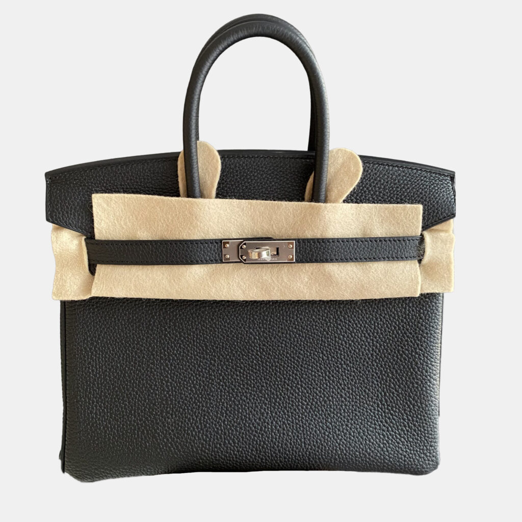 Hermes Birkin 25 Black Togo Leather Palladium Hardware Hermes Birkin 25 Black Togo Leather Palladium Hardware