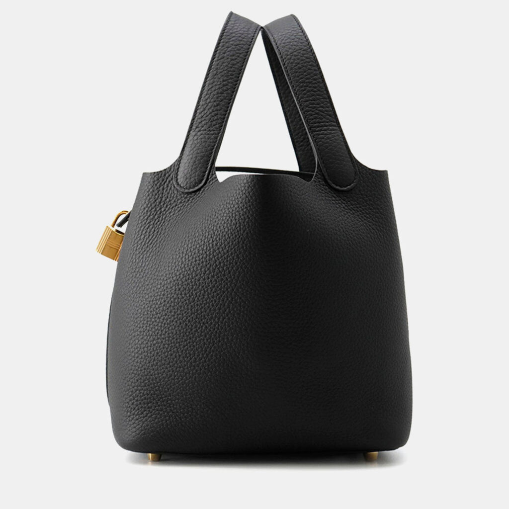 Hermes Picotin Lock 18 Black Taurillon Clemence Hermes Picotin Lock 18 Black Taurillon Clemence