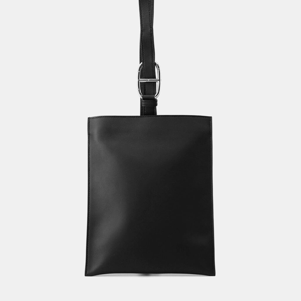 Hermes Potential Plus Black Swift Leather Hermes Potential Plus Black Swift Leather