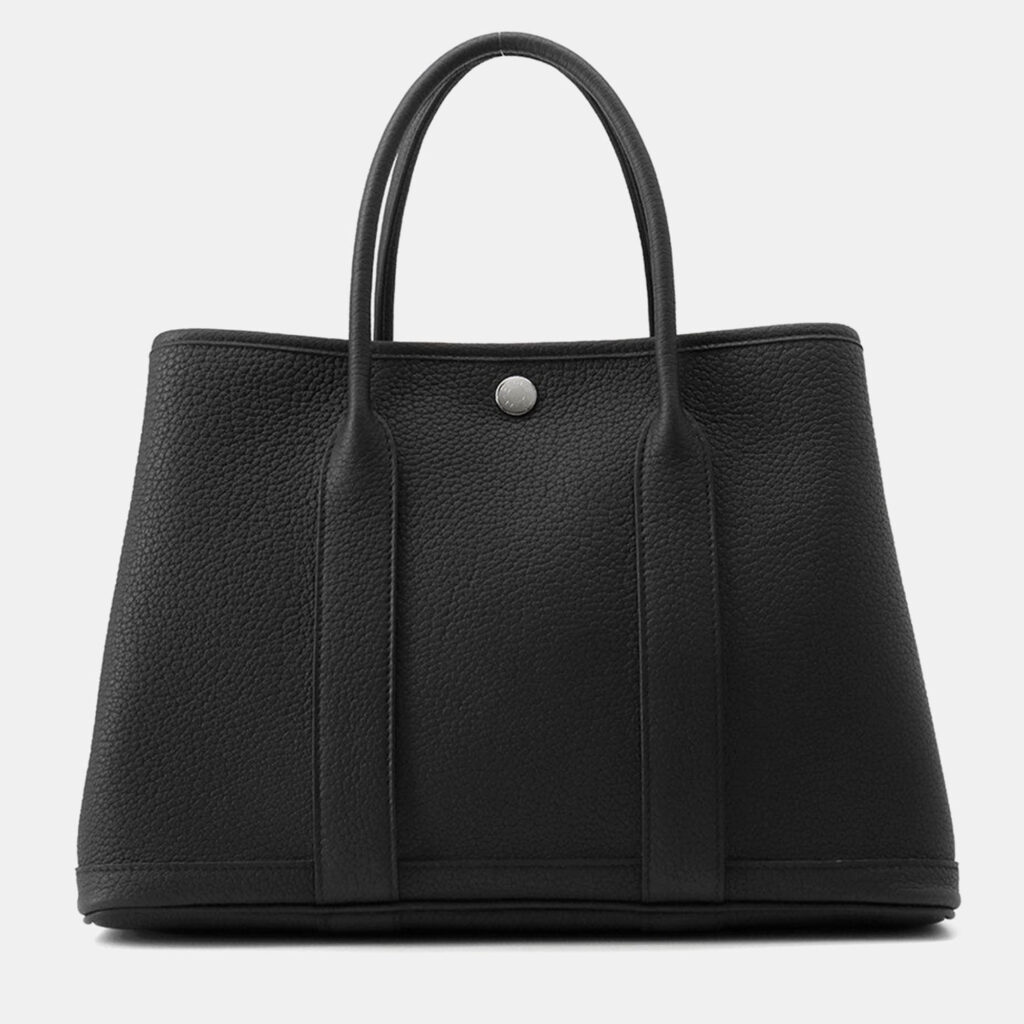 Hermes Garden Party Black Negonda Leather Size TPM Hermes Garden Party Black Negonda Leather Size TPM