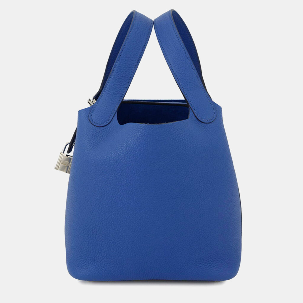 Hermes Picotin Lock Blue France Taurillon Maurice PM Hermes Picotin Lock Blue France Taurillon Maurice PM