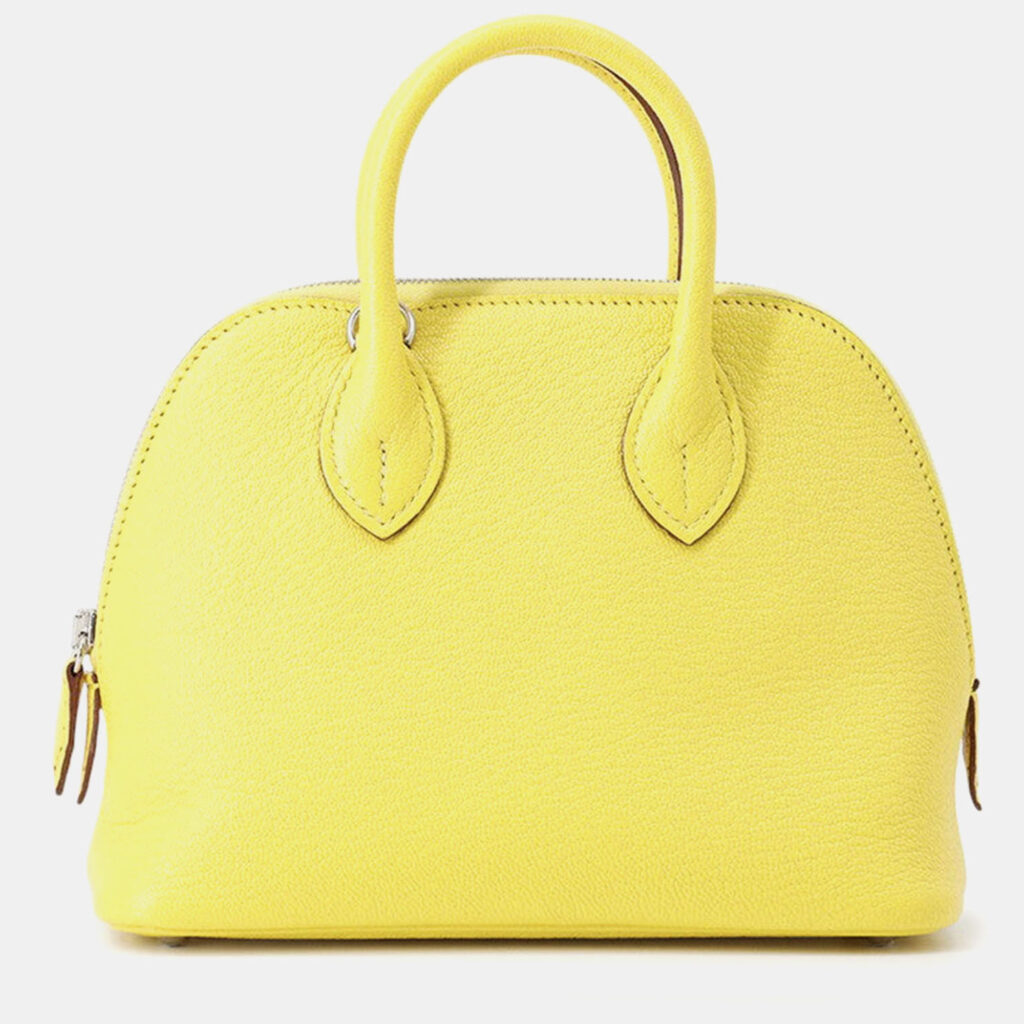 Hermes Bolide 1923 Lime Chevre Myzore Goatskin Size Mini Hermes Bolide 1923 Lime Chevre Myzore Goatskin Size Mini