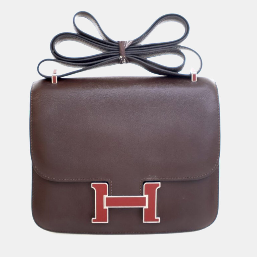 Hermes Rouge Sellier Swift Constance 18