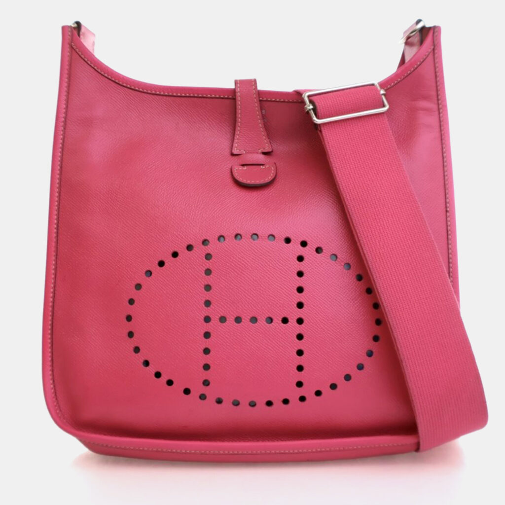 Hermes Rose Tyrien Epsom Evelyne III PM Hermes Rose Tyrien Epsom Evelyne III PM