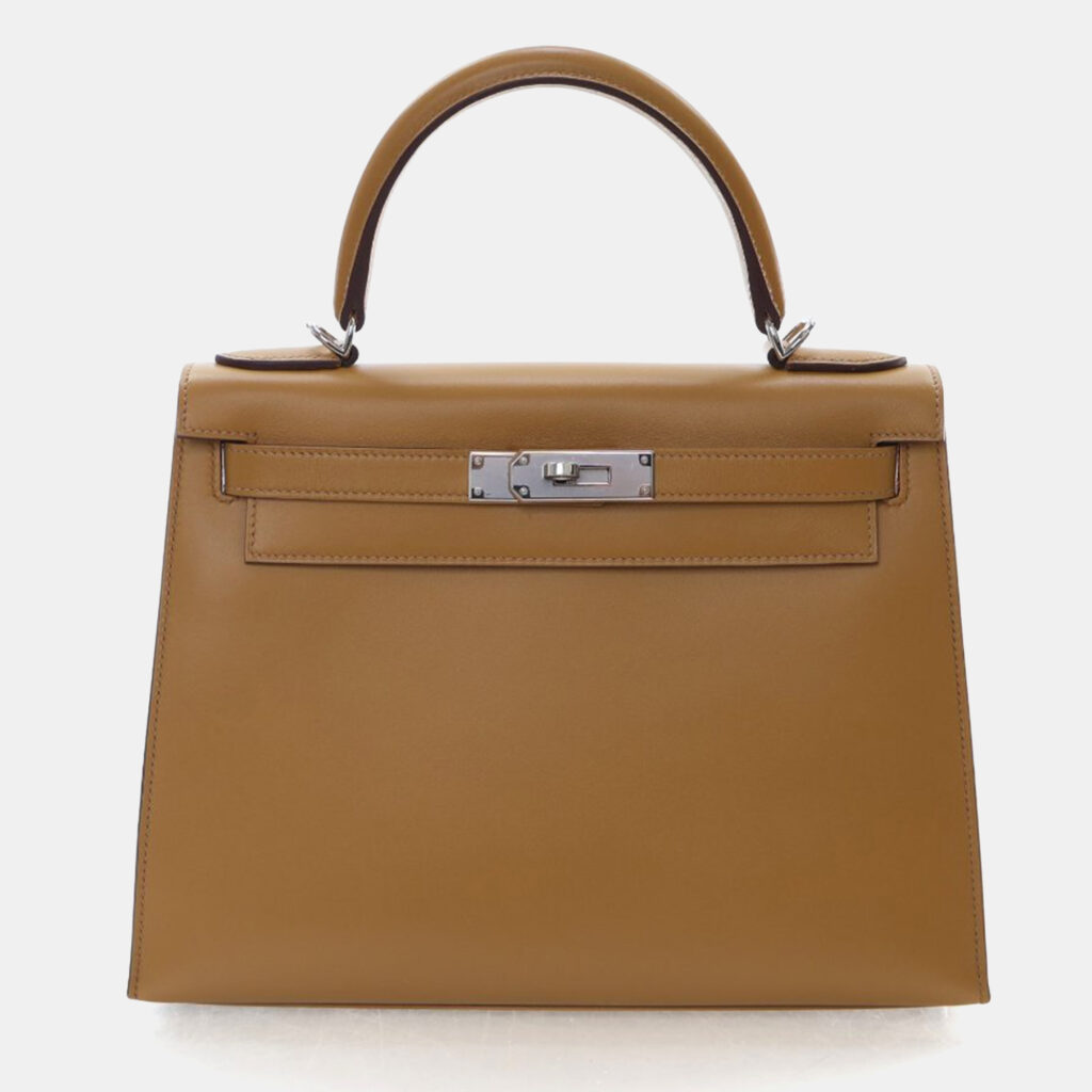 Hermes Poussiere Veau Tadelakt Sellier Kelly 28
